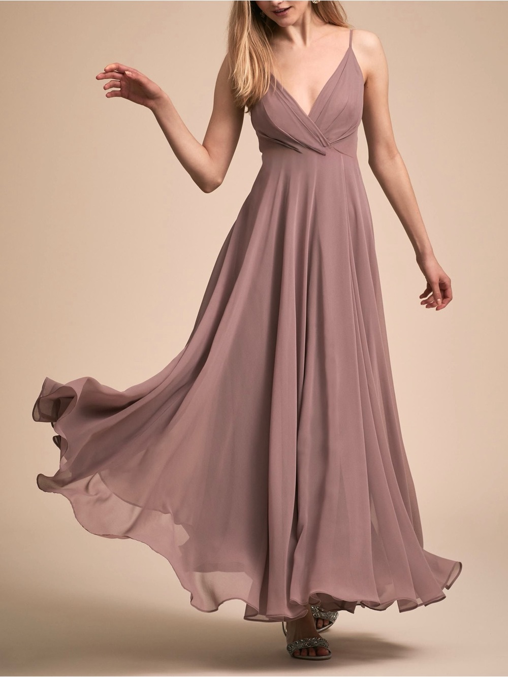 BHLDN Eva Dress in Violet Grey
